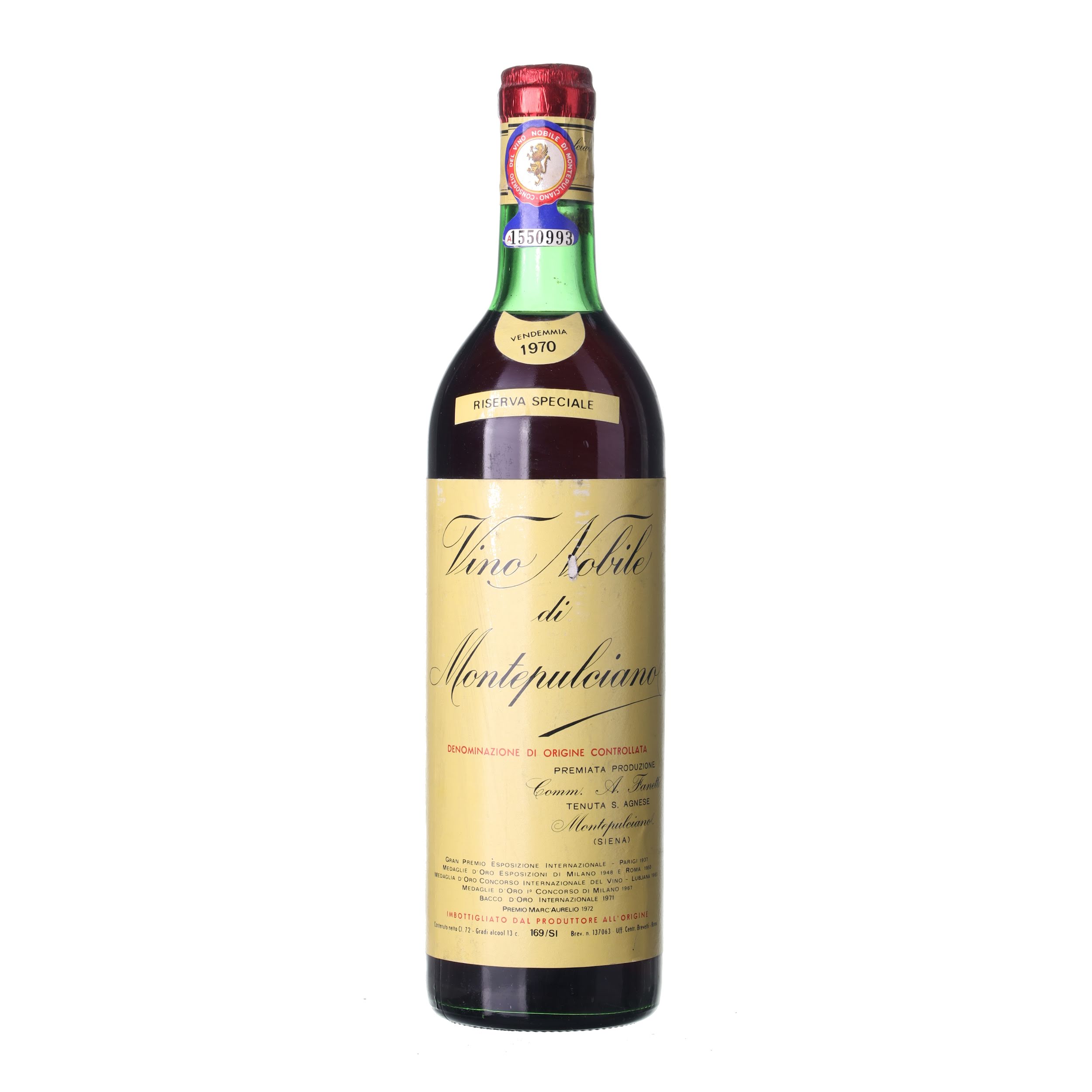 1970 Vino Nobile Di Montepulciano Riserva Tenuta S Agnese VIATEMPIA