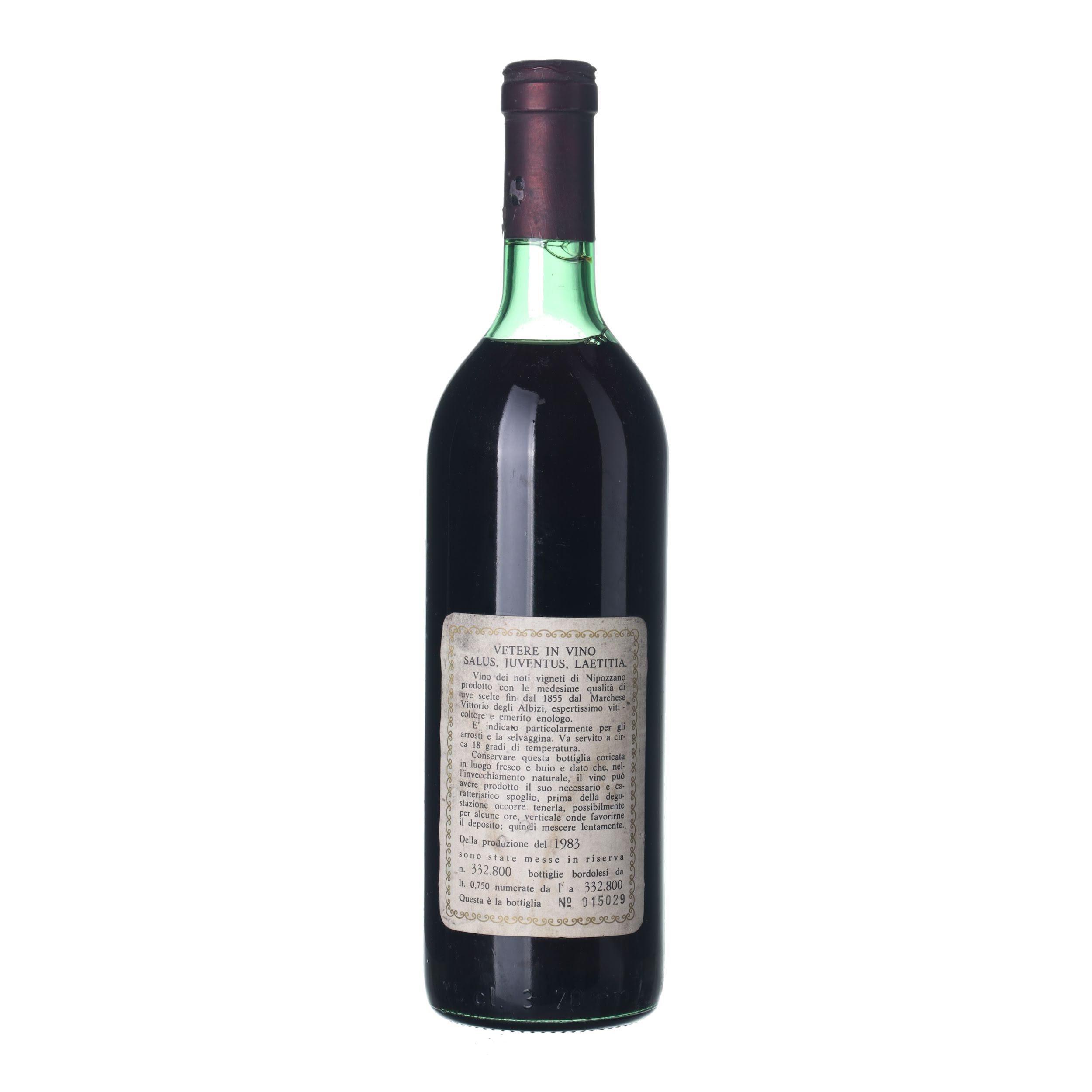 1983 Chianti Riserva Marchesi de Frescobaldi | VIATEMPIA.COM