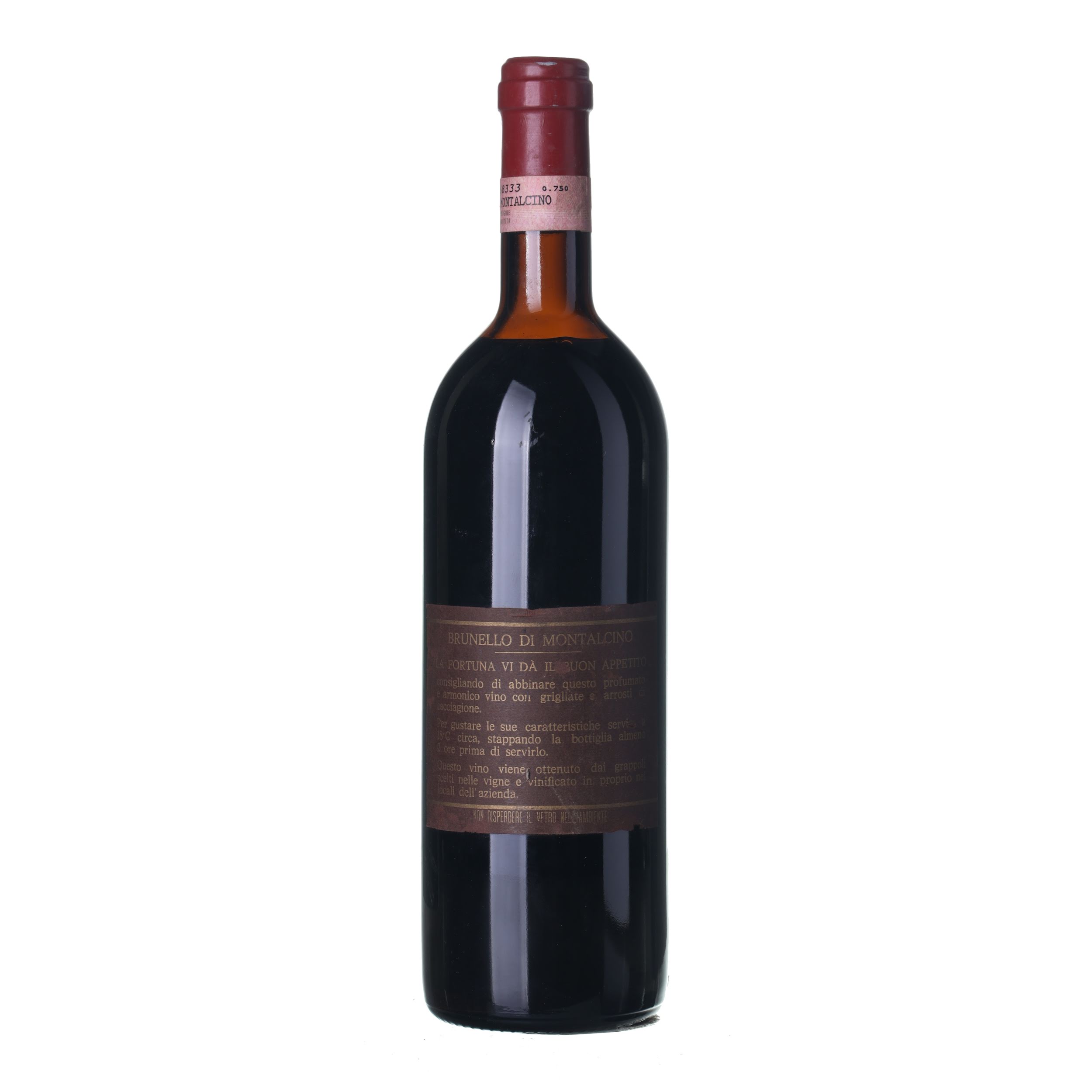 1985 Brunello di Montalcino La Fortuna | VIATEMPIA.COM