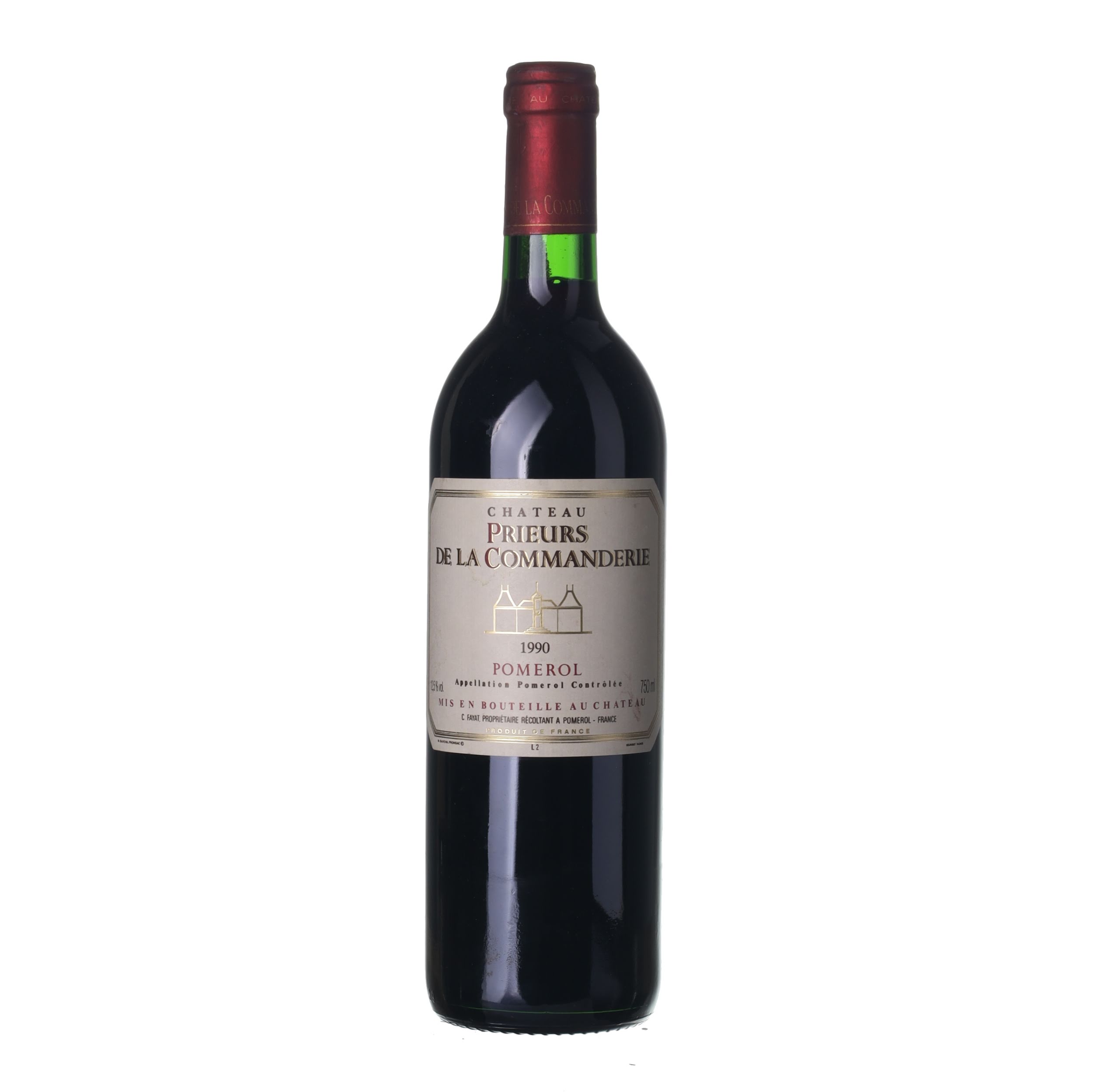 1990 Pomerol Prieurs de la Commanderie | VIATEMPIA.COM